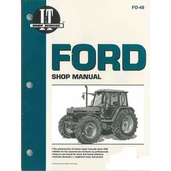 Tractor Shop Service Manual I&T Fits Ford 5640 6640 7740 7840 8240 8340 NEW, Aftermarket, Mfr#: FO48